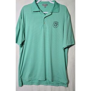 Peter Millar Summer Comfort Polo Shirt‎ Mens Large Golf Activewear